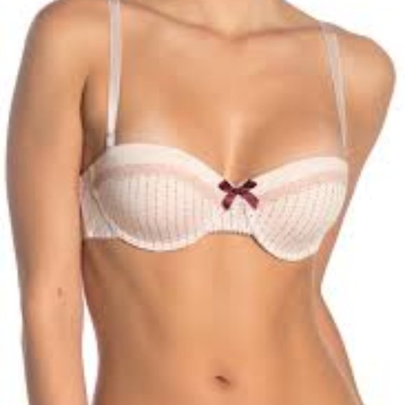 Secret Lace Micro Printed Lace Underwire Bra 34D - Picture 1 of 6